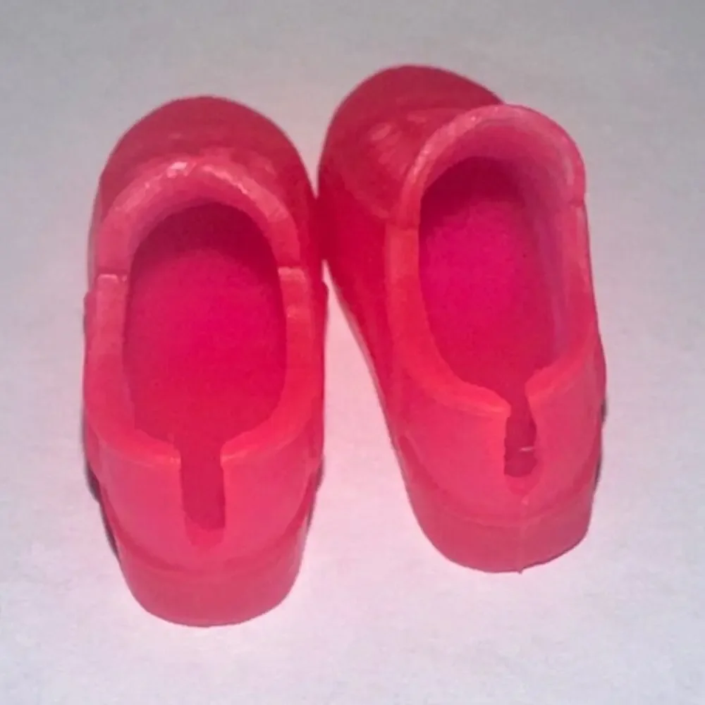 Mattel Barbie Doll Sneakers Hot Pink Slip-On Fashion Shoes